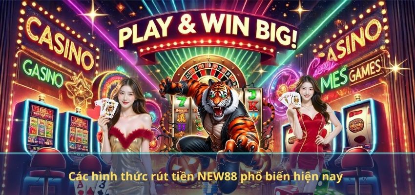 RÚT TIỀN NEW88 Các hình thức rút tiền NEW88 phổ biến hiện nay