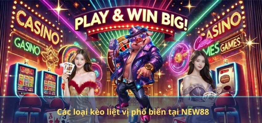 Kèo Liệt Vị NEW88 – Hướng Dẫn Phân Tích Chuẩn Xác Dành Cho Người Chơi 2026 Các loại kèo liệt vị phổ biến tại NEW88