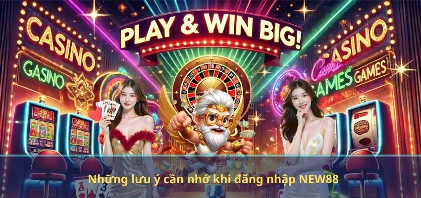 ĐĂNG NHẬP NEW88 Những lưu ý cần nhớ khi đăng nhập NEW88