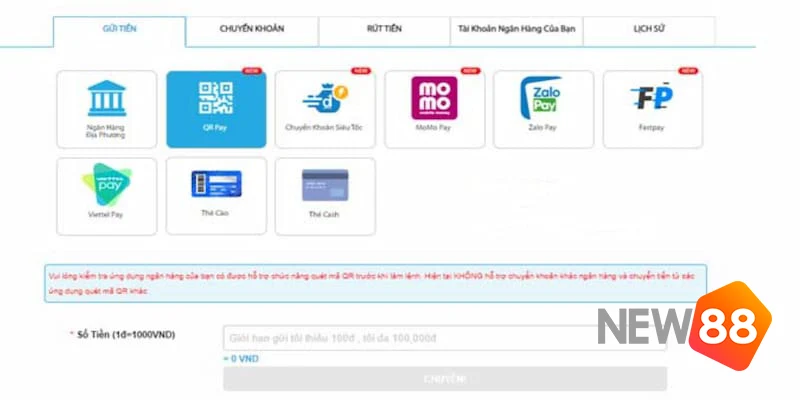 Đổi tài khoản ngân hàng New88 được không? Hướng dẫn cập nhật nhanh và an toàn Hướng dẫn cách đổi tài khoản ngân hàng New88